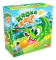 Max Bersinger Kinderspiel Kroko Golf -DE- - Sprache: Deutsch - Kategorie: Aktionsspiel - Geschicklichkeitsspiel - Altersempfehlung ab: 4 Jahren - Spieldauer: 20 min - Min. Anzahl Spieler: 2 - Max. Anzahl Spieler: 4