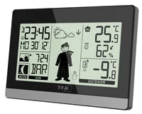TFA-Dostmann Weather Boy Black LCD Battery