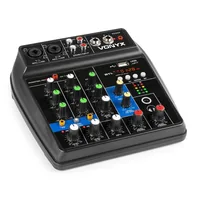 Vonyx VMM100 3 channels 20 - 20000 Hz Black