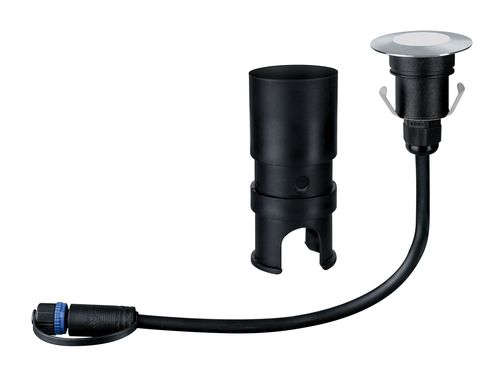 Paulmann Gartenspot Plug & Shine Floor Mini 3000 K - Leuchten Kategorie: Wegeleuchte - Dimmbar: dimmbar - Lichtfarbe: Warmweiss (WW) - Gesamtleistung: 2.5 W - Zusätzliche Ausstattung: Keine - Leuchtenfarbe: Silber
