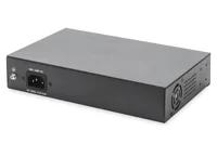 Digitus DN-95140 Netzwerk-Switch Unmanaged Gigabit Ethernet (10/100/1000) Power over Ethernet (PoE) Schwarz, Silber