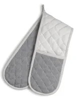 Kela Küchenhandschuh Tia Grau - Grösse: S/M - Detailfarbe: Grau - Material: Baumwolle - Anwendungsbereich: Küche