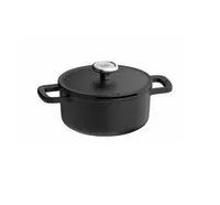 BergHOFF Kochtopf Phantom 20 cm - Material: Aluminiumguss - Topfart: Kochtopf - Kompatible Kochfelder: Gas - Halogen - Induktion - Elektro - Antihaftbeschichtung: Ja - Detailfarbe: Schwarz - Spülmaschinenfest: Nein