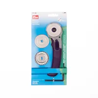Prym Rollschneider Multi Ø 4.5 cm 3 Klingen - Verpackungseinheit: 1 Stück - Detailfarbe: Violett - Produkttyp: Rollschneider