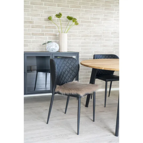 House Nordic Pelzimitat 40 x 40 cm, Braun - Eigenschaften: Keine Eigenschaft - Zertifikate: Keine Zertifizierung - Breite: 40 cm - Höhe: 40 cm - Detailfarbe: Braun - Produkttyp: Pelzimitat