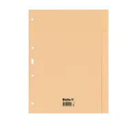 BIELLA Kartonregister A4 19640500U braun 5-teilig
