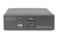 Digitus KVM Switch, 2 Port, Single Display, 4K, HDMI®