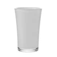 LEONARDO Bloom vase Conical-shaped vase Glass White