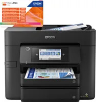 Epson Multifunktionsdrucker WorkForce Pro WF-4830DTWF - Druckertyp: Farbig - Total Fassungsvermögen Papierzuführungen: 500 Seiten - Mobildruck: Ja - Anzahl Papierzuführungen (maximal): 2 - Druckgeschwindigkeit (farbig): 12 PPM - Druckgeschwindigkeit (schw