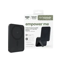 PanzerGlass empower™ by ® empower™ Bank w. Spin Stand | 5000mAh | Space Black Schwarz