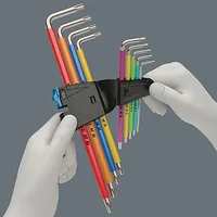 Winkelschlüsselsatz 3967/9 TX SXL Multicolour HF Stainless 1 (Edelstahl, mit Halteclip)
