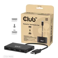 CLUB3D CSV-7400 video splitter 4x DisplayPort