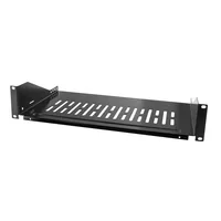 Logilink 19Fachboden Befestigung nur vorne T700mm schwarz