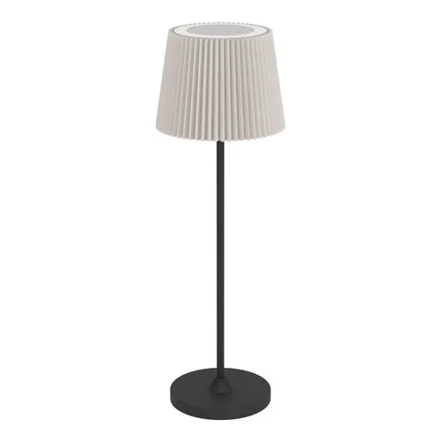 EGLO Leuchten Tischleuchte Leonero Akku H:370 LED-CCT Touch Schwarz - Betriebsart: Akkubetrieb - USB - Lampensockel: LED - Smart Home: Nicht kompatibel - Zusätzliche Ausstattung: Berührungssensor - Dimmer - Tragbar - Variable Farbtemperatur - Anwendungsbe