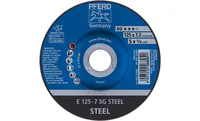 Pferd Schruppscheiben E 125 x 7.2 x 22.23 mm - Zubehörtyp: Schruppscheibe - Durchmesser: 125 mm - Für Material: Stahl - Set: Nein