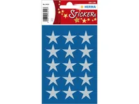 Herma Stickers Weihnachtssticker Sterne 3 Blatt à 45 Sticker - Verpackungseinheit: 1 Stück - Material: Papier - Detailfarbe: Silber - Produkttyp: Weihnachtssticker