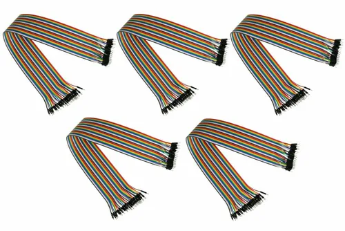 kabelmeister Jumper Wire 40-Pin St-St 5er-Set 40cm