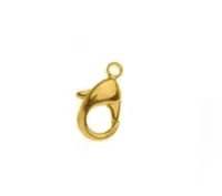 Glorex Verschluss 19 mm, Gold - Detailfarbe: Gold - Material: Zink - Kupfer - Verpackungseinheit: 1 Stück - Verschlussart Schmuck: Karabiner