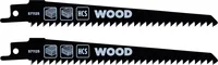 kwb 571125 Reciprocating saw blade High carbon steel (HCS) 2 pc(s)