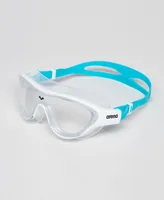 Arena Schwimmbrille Goggle The One Mask Jr - Schwimmfunktion: Training - Schwimmbrillenglas-Typ: Farbig - Nachhaltigkeit: Nicht angegeben - Einsatzgebiet: Indoor - Outdoor - Sportart: Schwimmen - Farbe: Hellblau