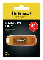 INTENSO USB-Stick Rainbow Line 64GB 3502490 USB 2.0 orange