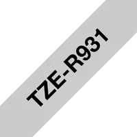 Brother TZE-R931 label-making tape Black on silver
