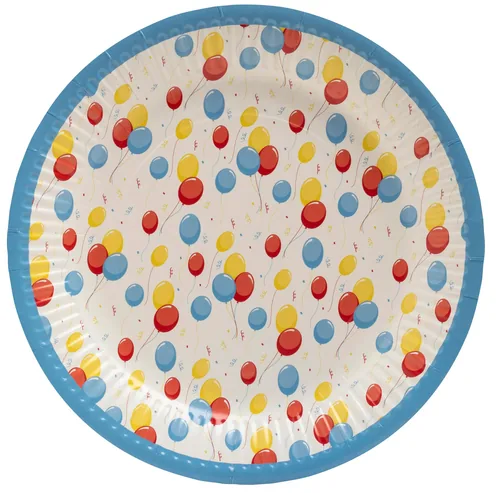PRO nappe Einwegteller Geburtstag 10 Stück, Mehrfarbig - Produkttyp: Einwegteller - Materialtyp: Papier - Material: Karton - Detailfarbe: Mehrfarbig - Verpackungseinheit: 10 Stück