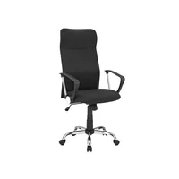 Songmics Bürostuhl mit Polster und Armlehnen, Schwarz - Produkttyp: Bürostuhl - Material Bezug: Stoff - Armlehnen: Ja - Material Fuss: Metall - Kunststoff - Rückenart: Polsterrücken - Rollenart: Universalrollen