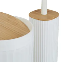 Relaxdays Badezimmer Set 6 pc(s) Bamboo, Plastic