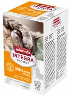 Animonda Integra Protect Nassfutter Renal Nieren Mixpack, 6 x 100 g - Tierart: Katze - Tierbedürfnis: Nieren & Harnwege - Geschmacksrichtung: Geflügel - Schwein - Rind - Kalb - Zertifikate: Keine Zertifizierung - Fleischsorte: Schwein - Huhn - Ente - Rind