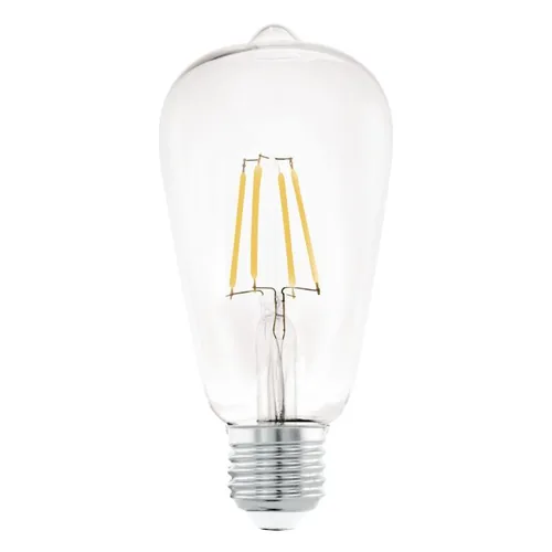 EGLO Leuchten Lampe 7 W E27 Warmweiss - Energieeffizienzklasse EnEV 2020: D - Lampensockel: E27 - Farbtemperatur Kelvin: 2700 K - Gesamtleistung: 7 W - Dimmbar: nicht dimmbar - Zusätzliche Ausstattung: Keine