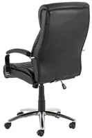 AC Design Bürostuhl Benson, mit Polsterrücken und Armlehnen, Schwarz - Produkttyp: Bürostuhl - Material Bezug: Kunstleder - Armlehnen: Ja - Material Fuss: Metall - Rückenart: Polsterrücken - Rollenart: Hartbodenrollen