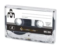 CE Audio-Kassette Soundmaster MC90 5er Pack - Doppeldeck: Nein - Detailfarbe: Schwarz