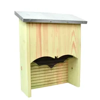 Esschert Design Fledermauskasten Silhouette L - Tierart: Fledermaus - Produkttyp: Nistkasten - Material: Holz