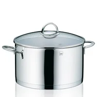 Kela Kochtopf Cailin 24 cm - Material: Edelstahl 18/10 - Topfart: Kochtopf - Kompatible Kochfelder: Glaskeramik - Gas - Induktion - Elektro - Antihaftbeschichtung: Nein - Detailfarbe: Silber - Spülmaschinenfest: Ja