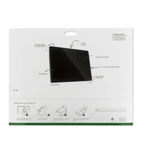 4smarts Tablet-Schutzfolie Second Glass 2.5D Galaxy Tab Active 3 8 - Bildschirmdiagonale: 8  - Tablet Kompatibilität: Galaxy Tab Active 3 - Folien Effekt: Antibakteriell - Fettabweisend - Kristallklar - Verpackungseinheit: 1 Stück