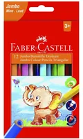 FABER-CASTELL Farbstifte dreikant Jumbo 116501 5.4mm, 12er Karton
