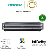 Hisense PX3 projecteur TV Projecteur à focale ultra courte 2800 ANSI lumens UHD 4K (3840x2160) Noir, Gris foncé