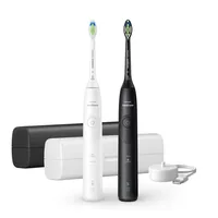 Philips Sonicare 5500 series HX7119/02 brosse à dents électrique Adulte Brosse à dents à ultrasons Noir, Blanc