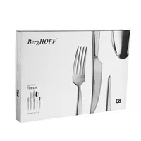 BergHOFF Besteck-Set Studio Line Finesse 30-teilig, Silber - Produkttyp: Besteck-Set - Material: Edelstahl 18/10 - Griffmaterial: Edelstahl 18/0 - Edelstahl 18/10 - Detailfarbe: Silber - Anzahl Teile: 30 Teile - Spülmaschinenfest: Ja