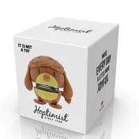 Hoptimist Aufsteller Pudel XS - Produkttyp: Aufsteller - Motiv: Hund - Detailfarbe: Braun - Gelb - Detailmaterial: Acrylnitril-Butadien-Styrol (ABS) - Stahl - Grundmaterial: Kunststoff - Metall