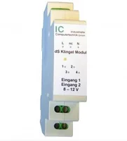 digitalSTROM Klingel Modul digitalSTROM für Hutschiene 2-fach - Detailfarbe: Hellgrau - Produkttyp: Schaltaktoren - Protokoll: digitalSTROM - Systemkommunikation: Powerline - System-Kompatibilität: Keine