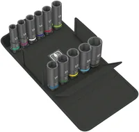 Wera 05004841001 impact socket Impact socket set Black
