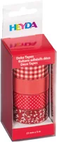 Heyda Washi Tape Colour Code Red Rot - Detailfarbe: Rot - Länge: 5 m - Set: Ja - Breite: 15 mm