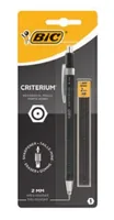 BIC Druckbleistift Criterium HB 8755831 1+1 Stück, weiss, schwarz