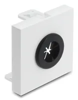 DeLOCK Easy 45 Cable Bushing round Ø 14 mm white / black