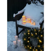 Star Trading LED-Kerze Pillar Paul Ø 10 x 23 cm, Beige - Betriebsart: Batteriebetrieb - Fernbedienung: Nein - Aussenanwendung: Ja - Höhe: 23 cm - Timerfunktion: Ja - Set: Nein