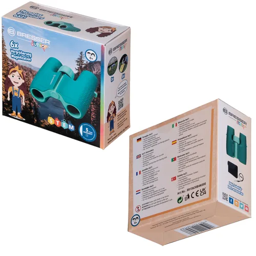 Bresser Optics BRESSER Junior 6x21 children's binoculars in different colours green