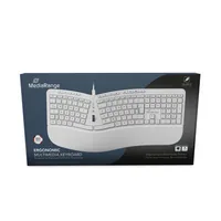 MediaRange kabelgeb. ergonomisch Multimedia Tastatur,1.8m