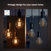 Philips Hue Leuchtmittel White E27 Einzelpack Filament 550 lm - Lampensockel: E27 - Farbtemperatur Kelvin: 2100 K - Aussenanwendung: Nein - Gesamtleistung: 7.2 W - Lichtfarbe: Warmweiss (WW) - Leuchten Kategorie: Leuchtmittel